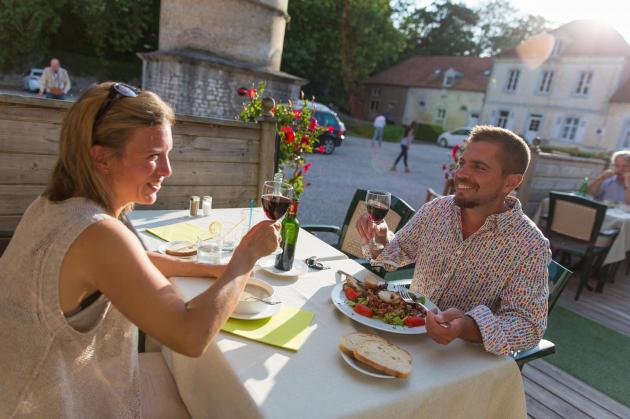 terrasse ferme gourmande