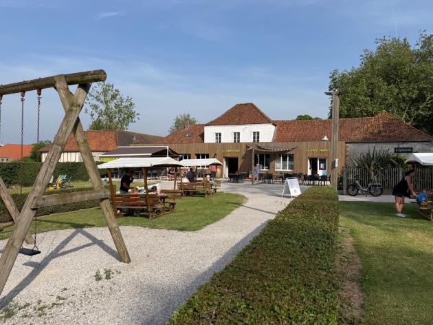 terrasse du snack bar