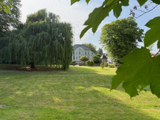 la manoir vue du Parc